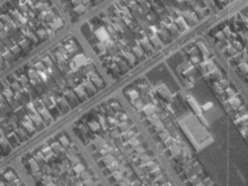 358 Innes Road from the air, 1975-1979