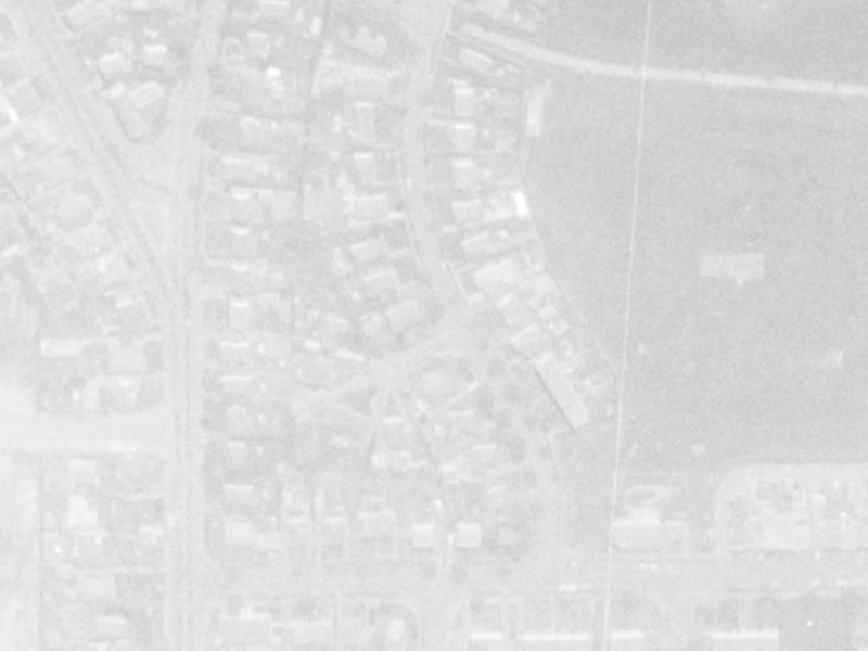 3-7 Lynn Place from the air, 1975-1979