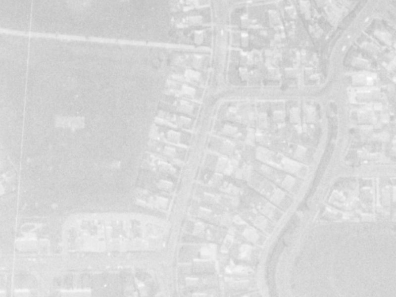 118 Emmett Street from the air, 1975-1979