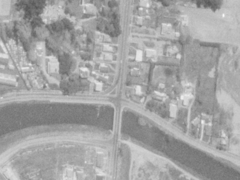 2 Bassett Street from the air, 1975-1979