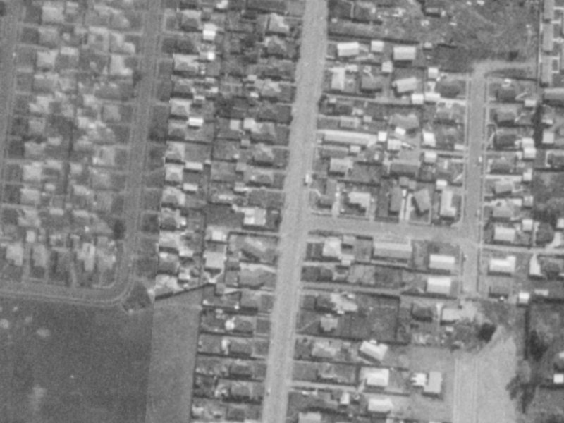 99 Bower Avenue from the air, 1975-1979