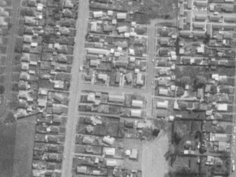 2A Thurso Place from the air, 1975-1979