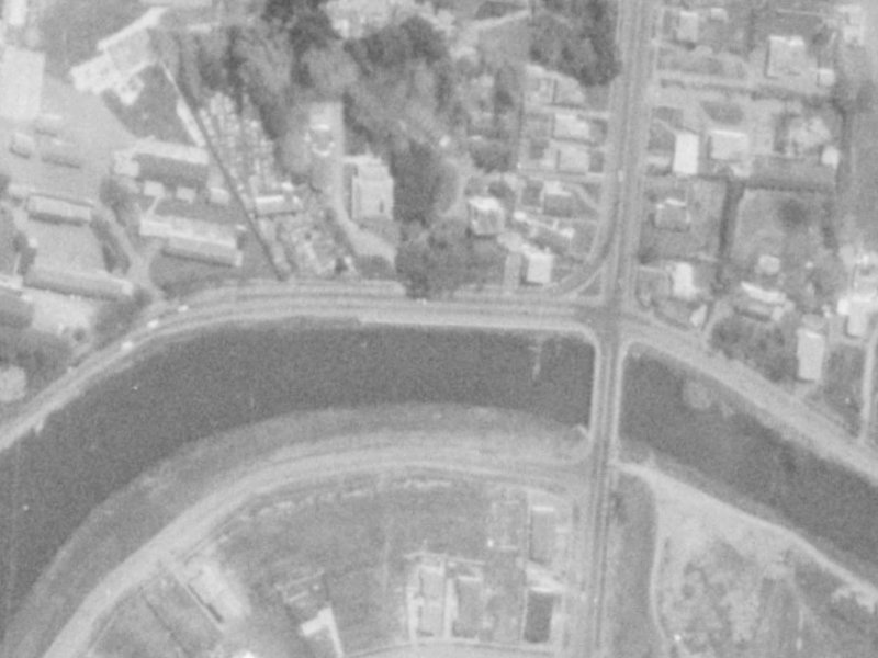 307 New Brighton Road from the air, 1975-1979