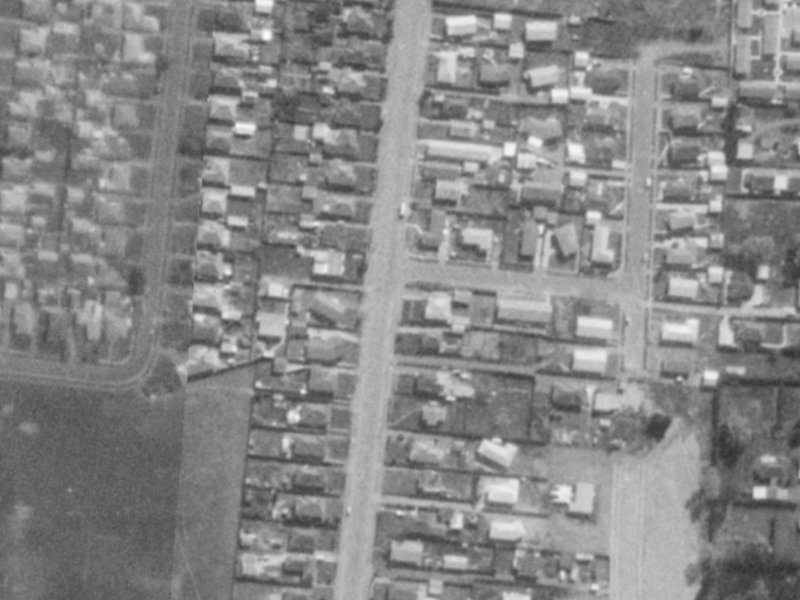 88 Bower Avenue from the air, 1975-1979
