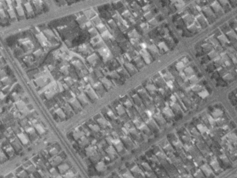 225 Weston Road from the air, 1975-1979
