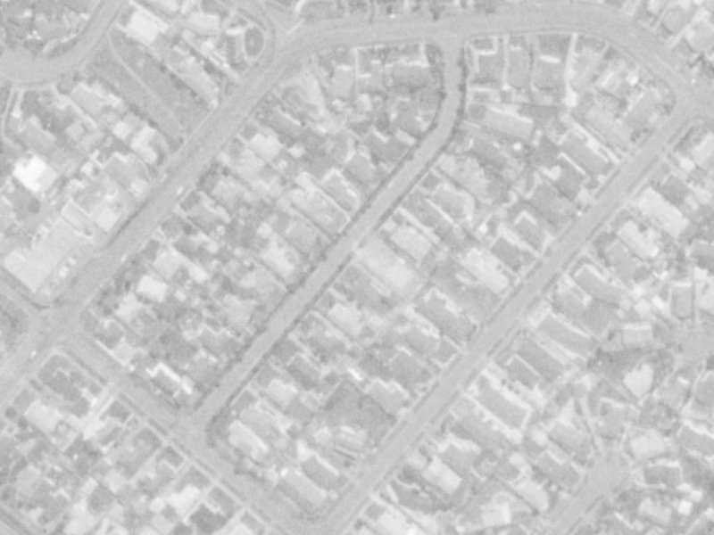 14 Oakfield Street from the air, 1975-1979
