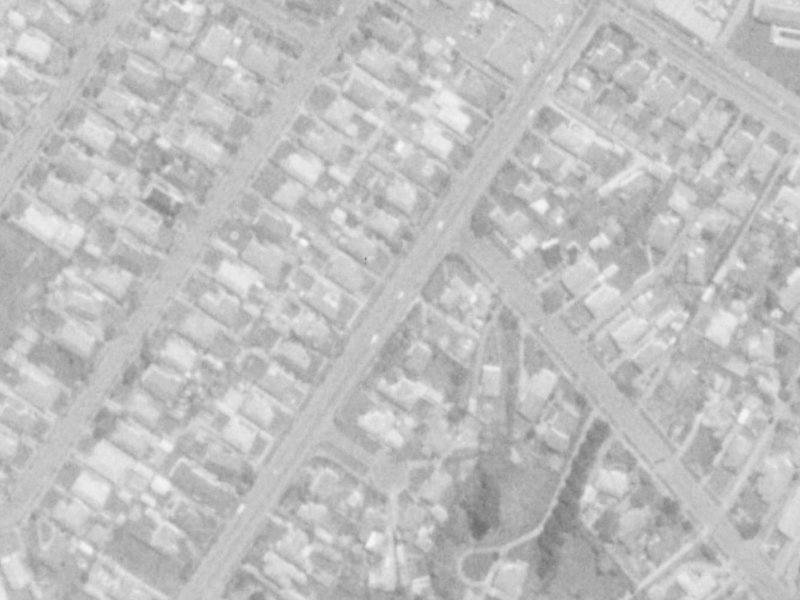 242 Greers Road from the air, 1975-1979