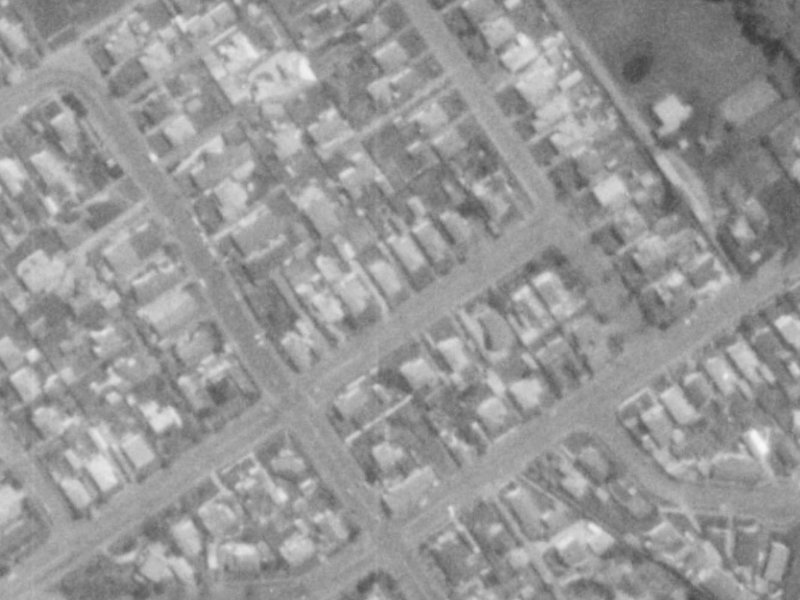 163 Mays Road from the air, 1975-1979