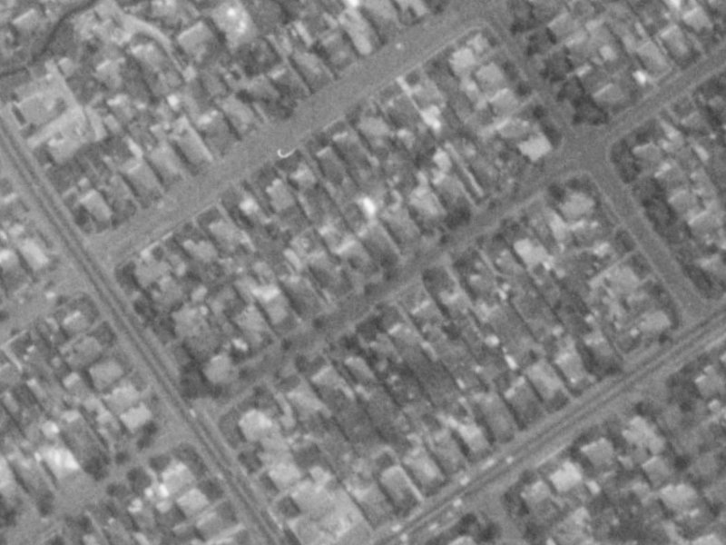 217 Knowles Street from the air, 1975-1979