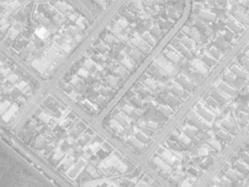 8 Oakfield Street from the air, 1975-1979