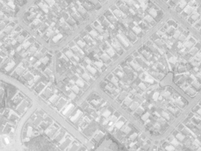 Glencoe Street from the air, 1975-1979