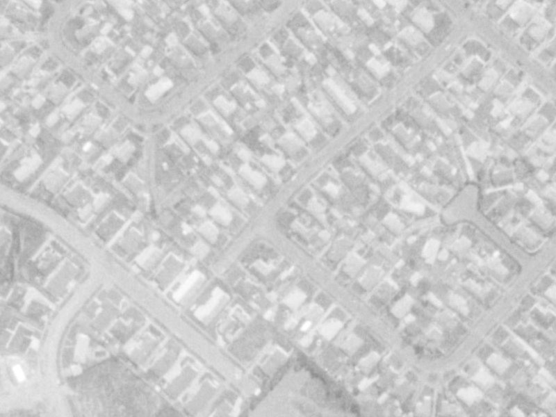 22 Glencoe Street from the air, 1975-1979