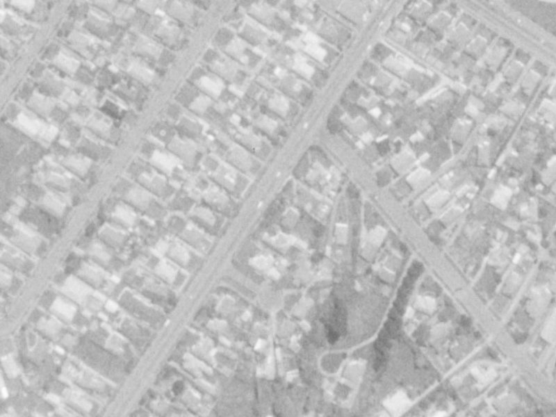 240 Greers Road from the air, 1975-1979