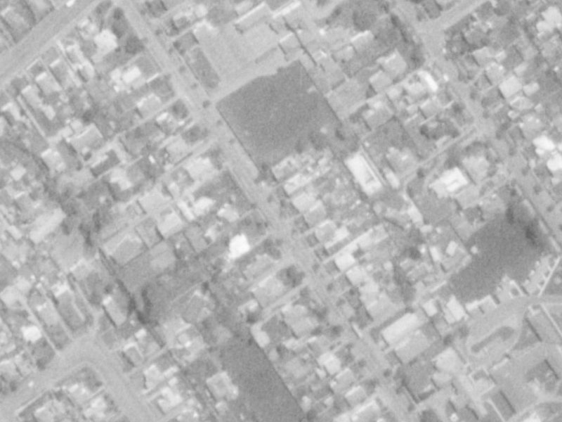 60-62 Condell Avenue from the air, 1975-1979