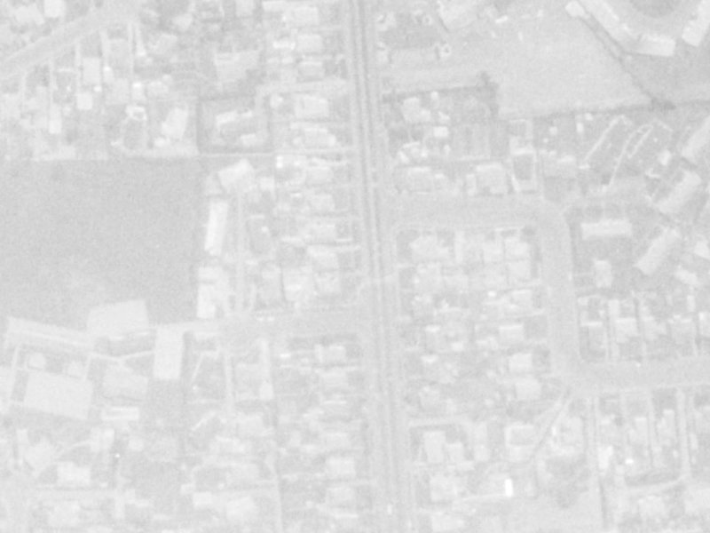 93-97 Marshland Road from the air, 1975-1979