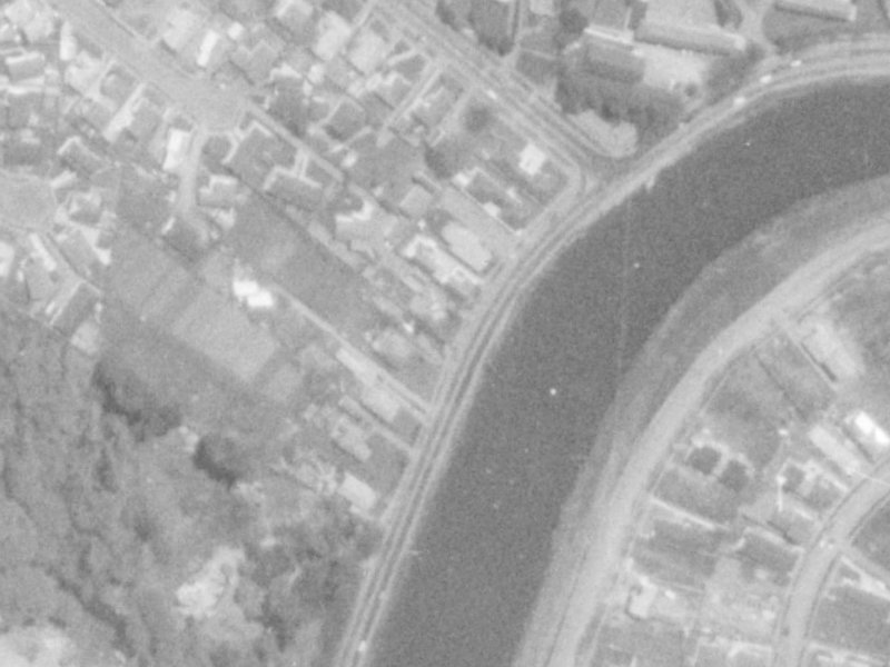 237 New Brighton Road from the air, 1975-1979