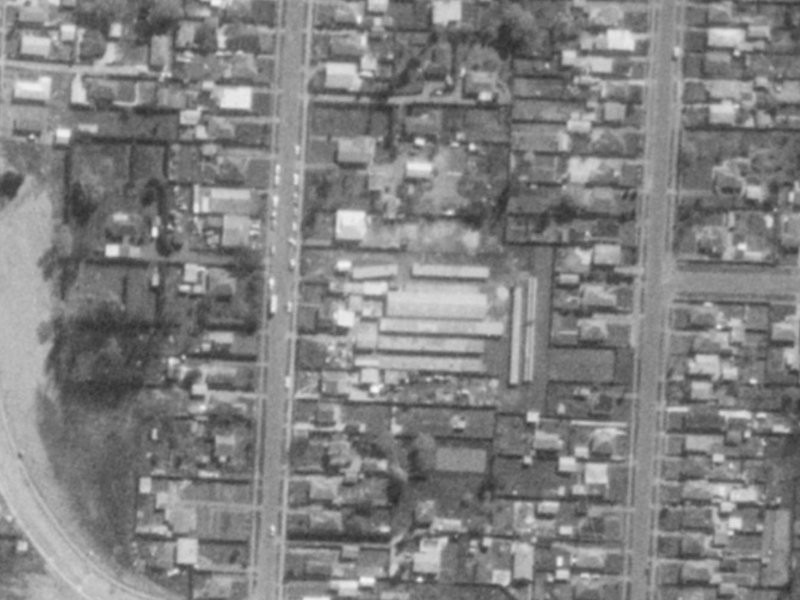 1-4 Lindis Lane from the air, 1975-1979