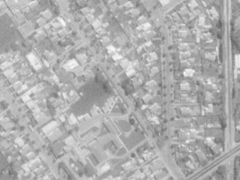 33 Windermere Road from the air, 1975-1979