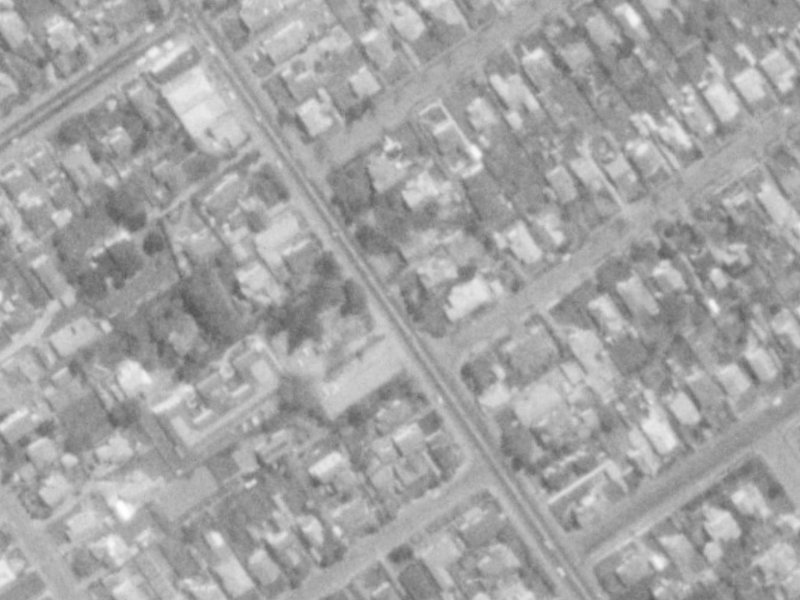 408 Papanui Road from the air, 1975-1979