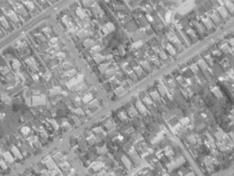 2 Claremont Avenue from the air, 1975-1979