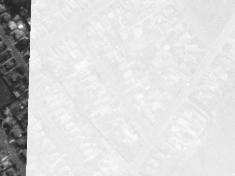 37 Kensington Avenue from the air, 1975-1979