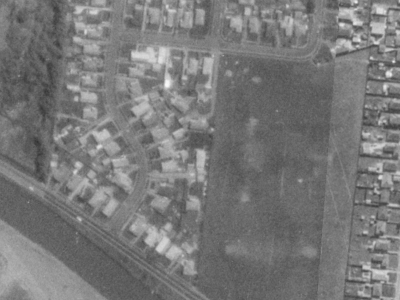 8A Wattle Drive from the air, 1975-1979
