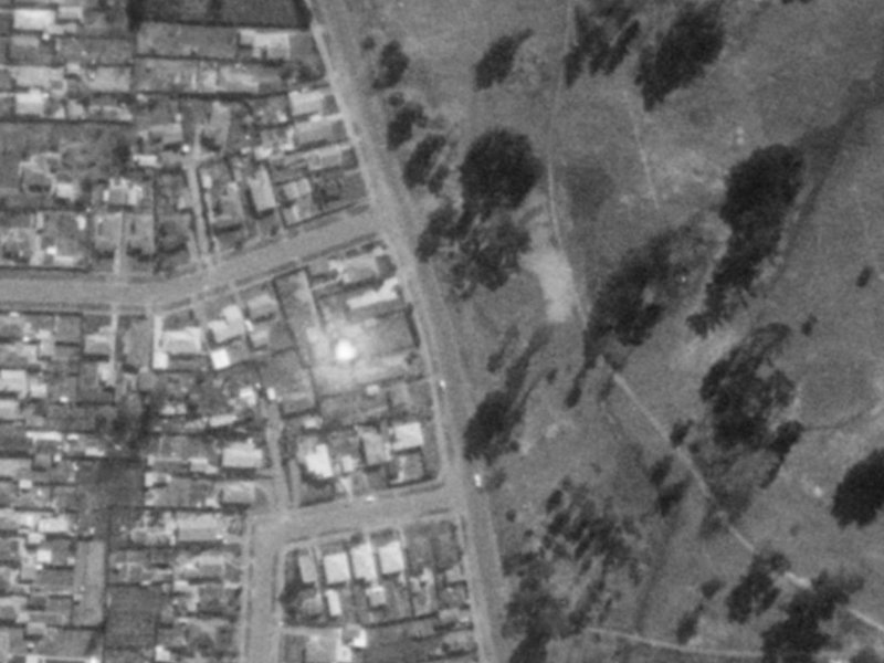 238 Keyes Road from the air, 1975-1979