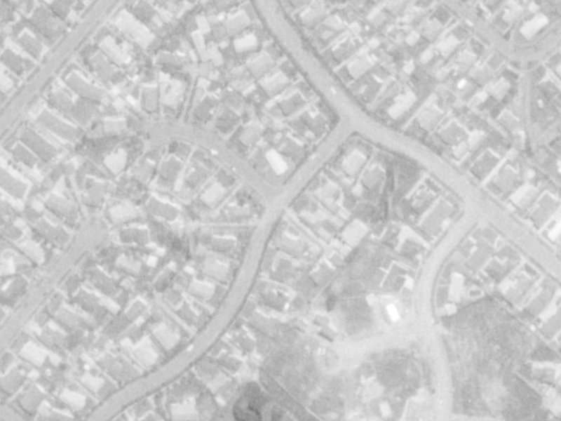 26 Ashbourne Street from the air, 1975-1979