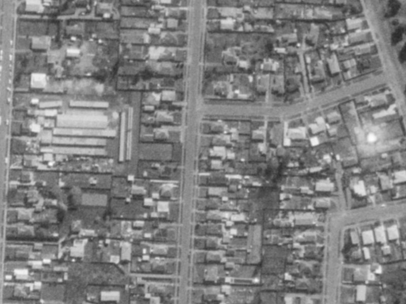 87 Baker Street from the air, 1975-1979