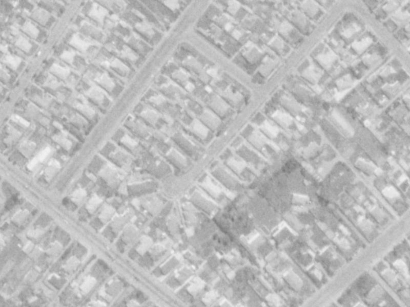 9 Hudson Street from the air, 1975-1979