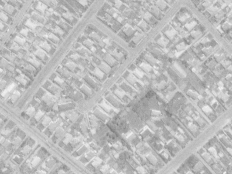 14 Hudson Street from the air, 1975-1979