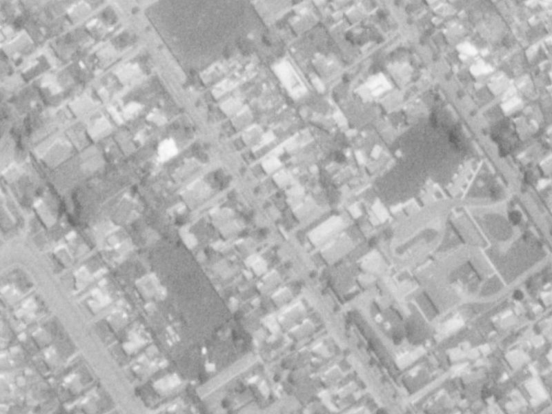 46 Condell Avenue from the air, 1975-1979