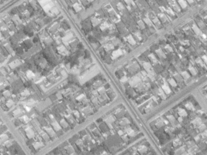 423 Papanui Road from the air, 1975-1979