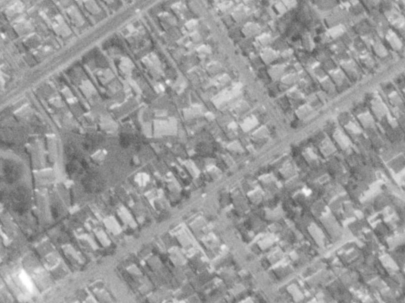 Tomes Road from the air, 1975-1979