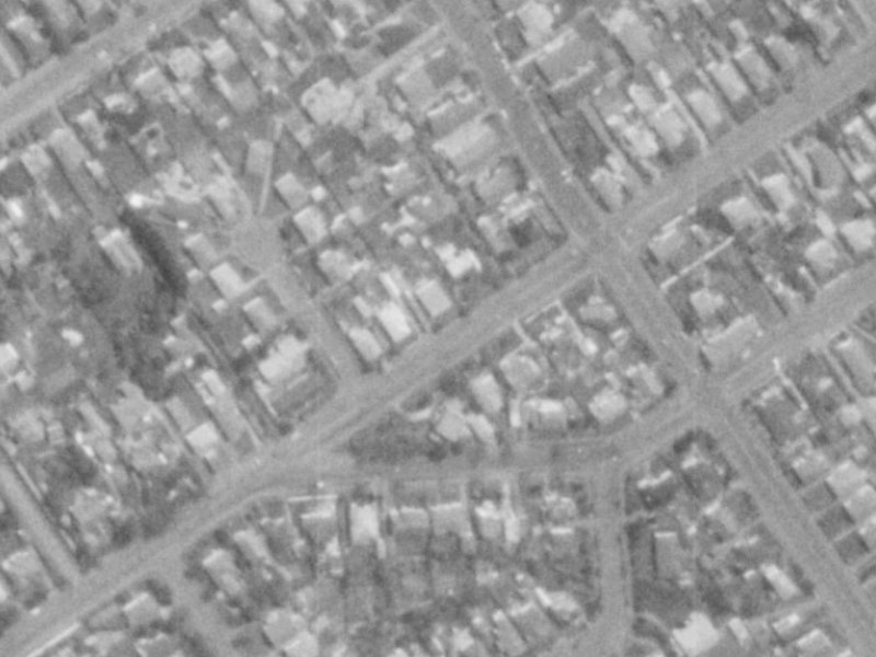 133 Mays Road from the air, 1975-1979