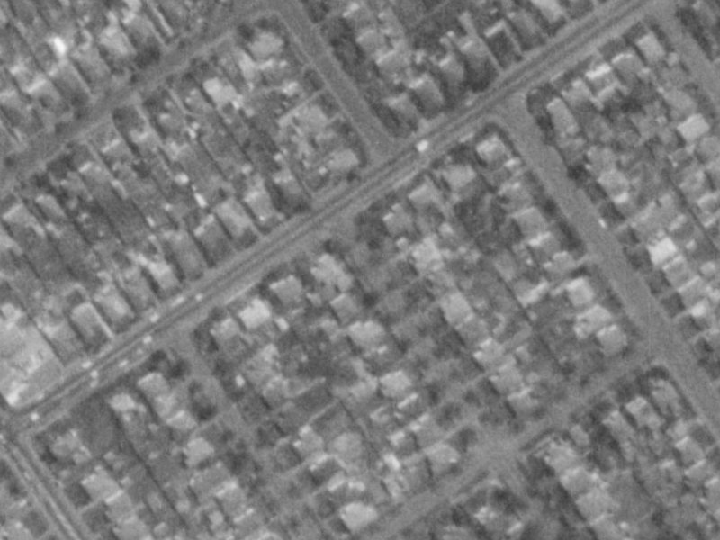 81 Severn Street from the air, 1975-1979