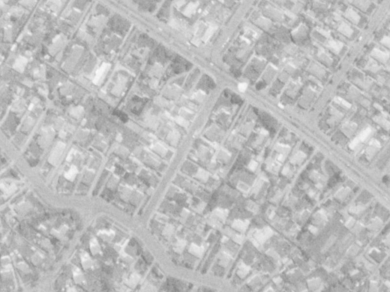 12 Murdoch Street from the air, 1975-1979