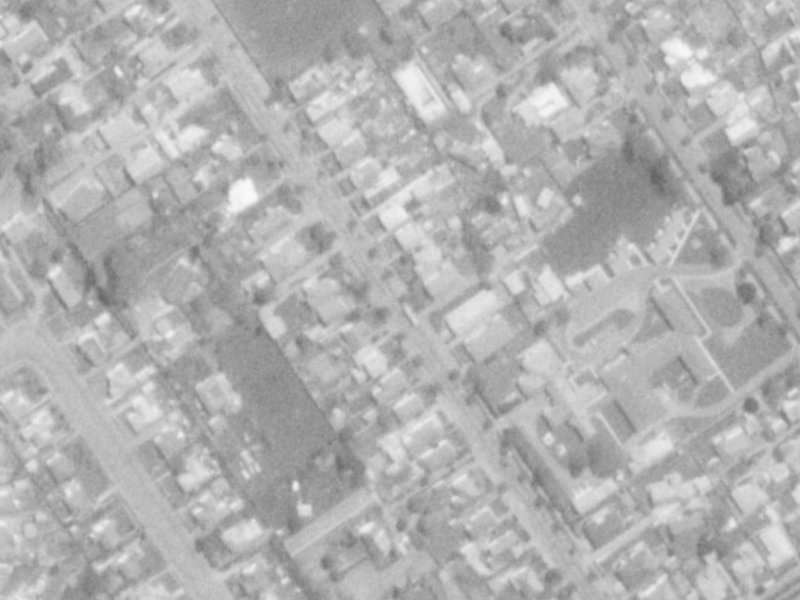 43 Condell Avenue from the air, 1975-1979
