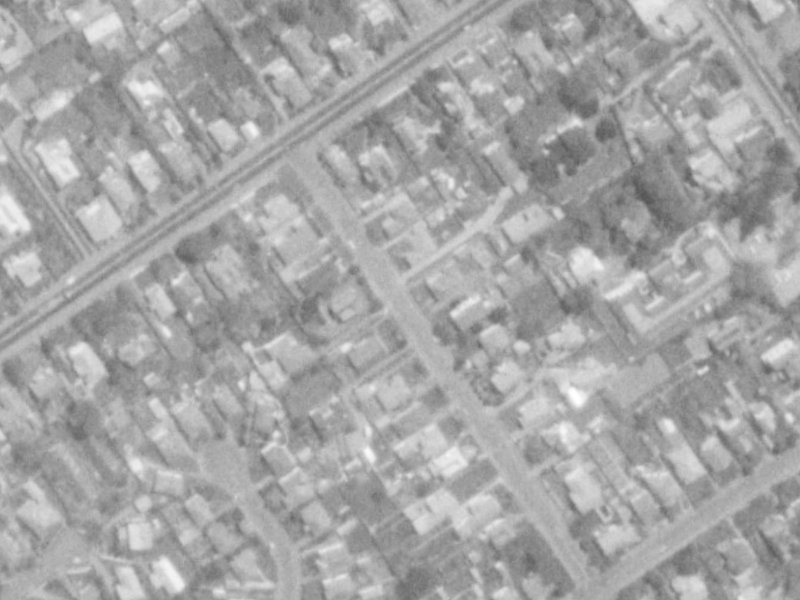 126 Watford Street from the air, 1975-1979