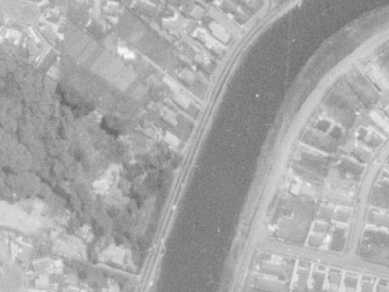 227 New Brighton Road from the air, 1975-1979