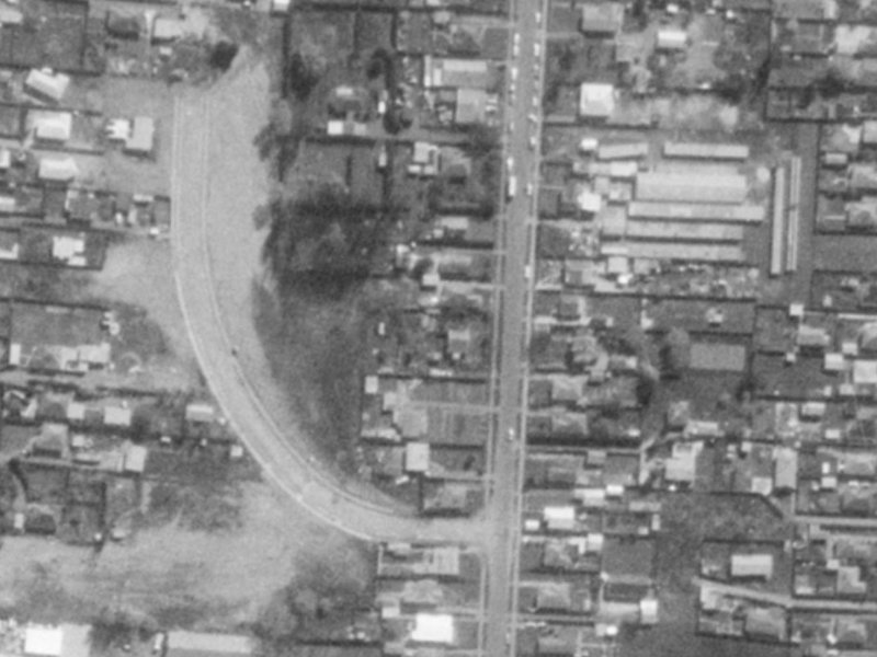 148 Palmers Road from the air, 1975-1979