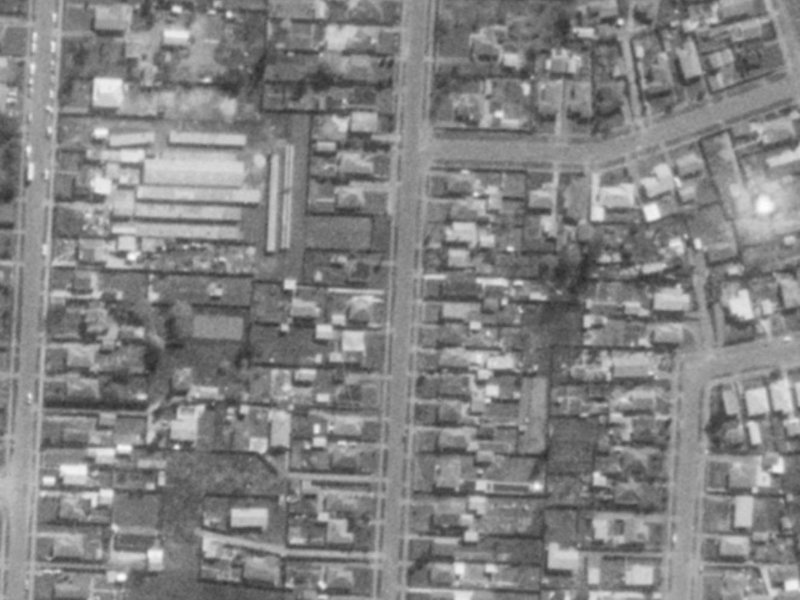 95B Baker Street from the air, 1975-1979