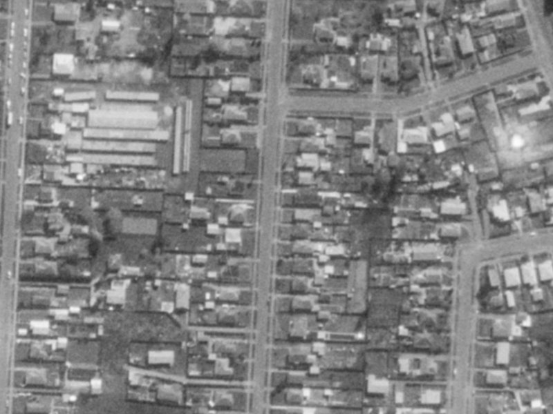98 Baker Street from the air, 1975-1979