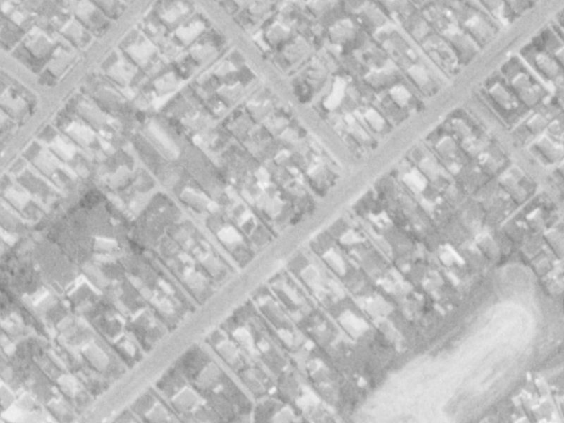 54 Aorangi Road from the air, 1975-1979
