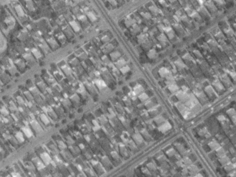 206 Knowles Street from the air, 1975-1979
