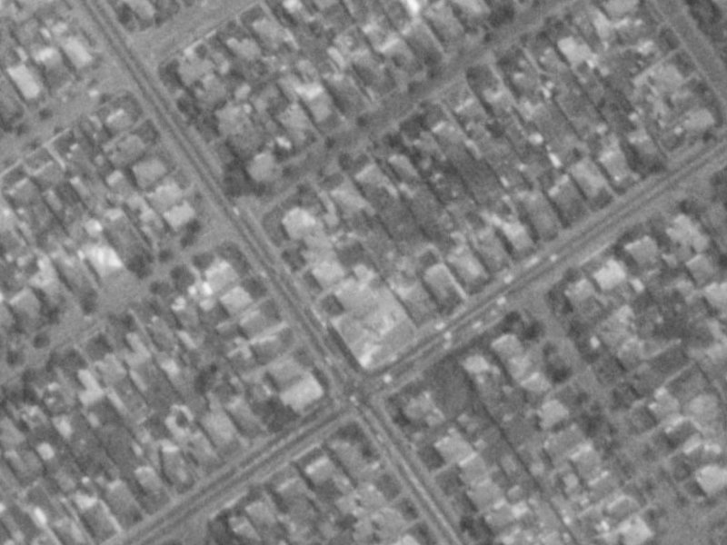 250 Cranford Street from the air, 1975-1979