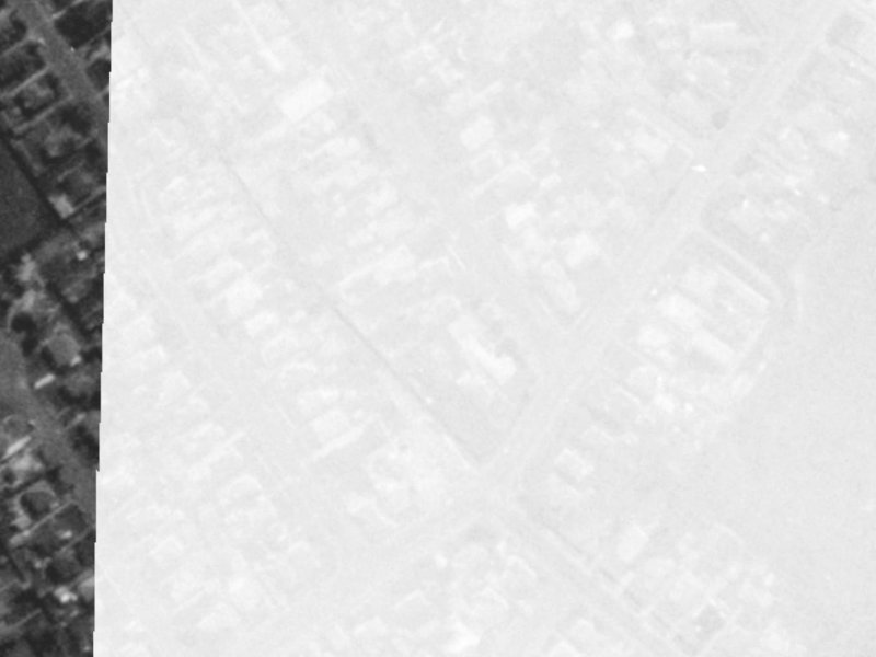 29 Kensington Avenue from the air, 1975-1979