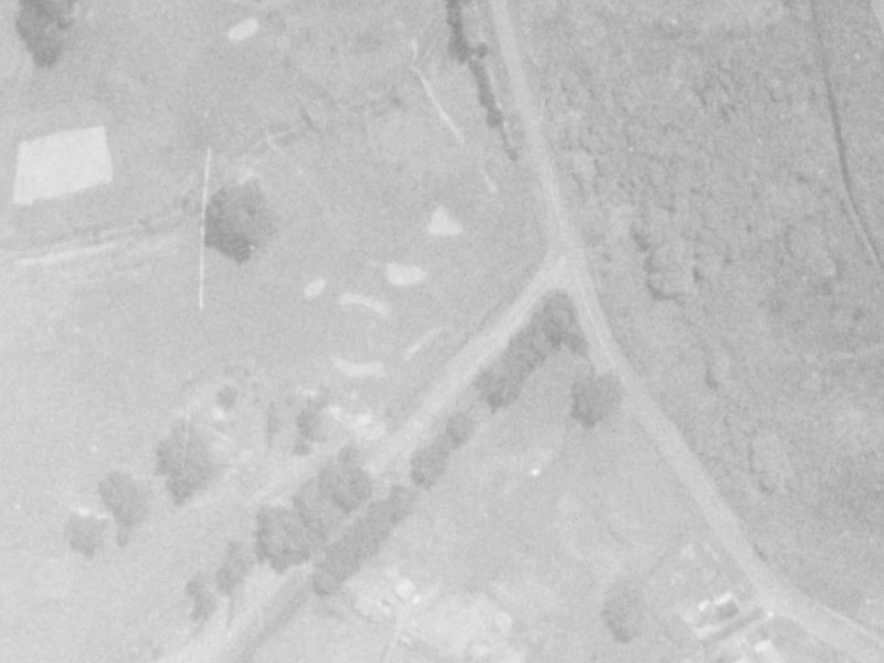 92 Horseshoe Lake Road from the air, 1975-1979