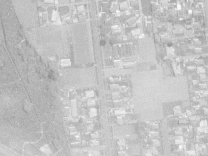 Kingsford Street from the air, 1975-1979