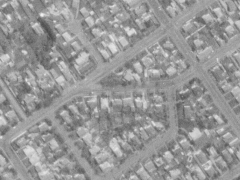 Mathias Street from the air, 1975-1979